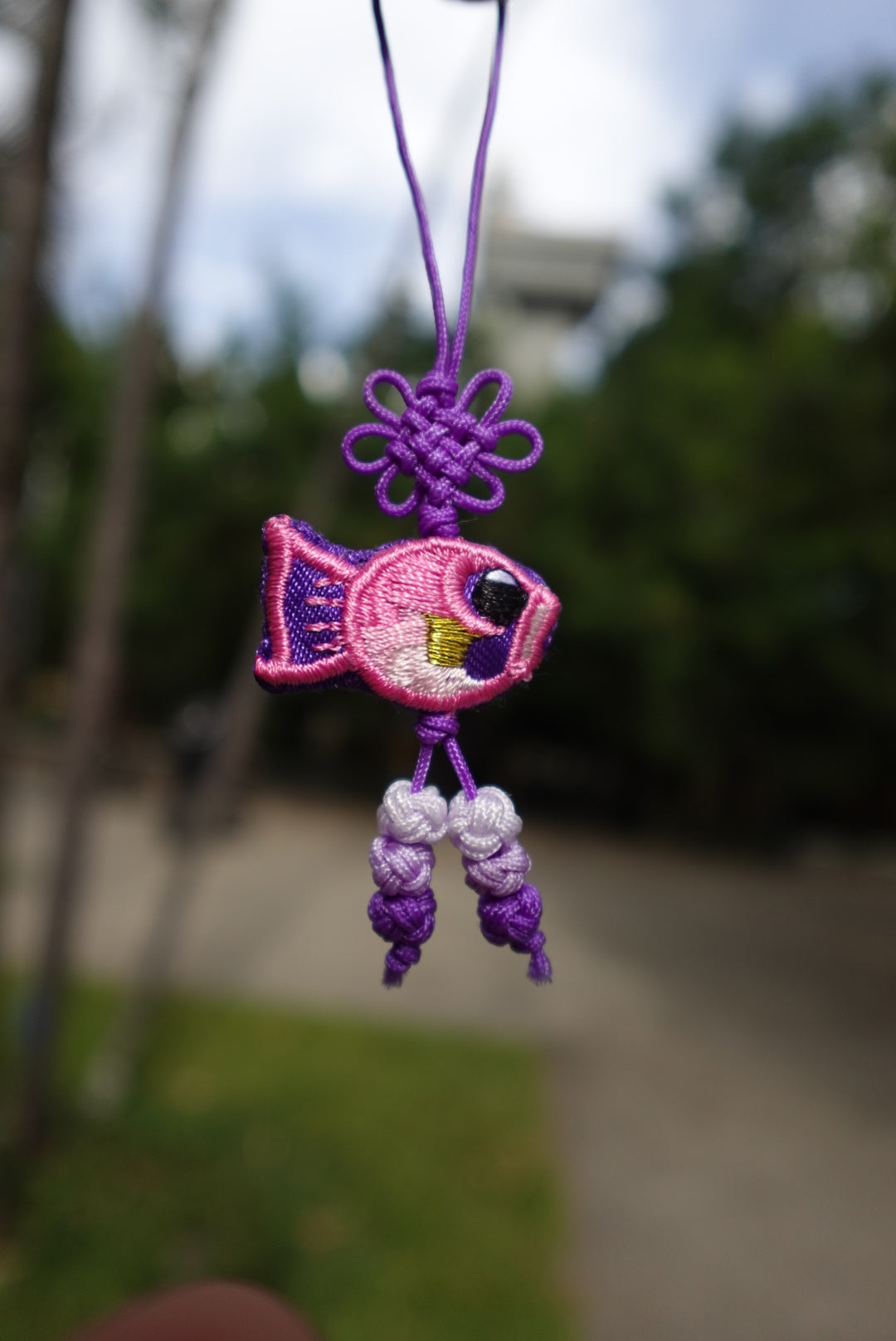 Amuleto Norigae Pez Morado